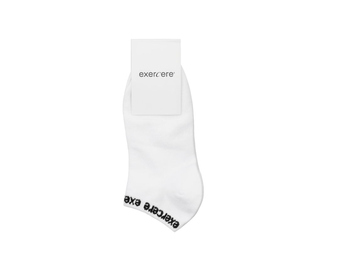 Exercere Socks One Size Ankle Socks - White