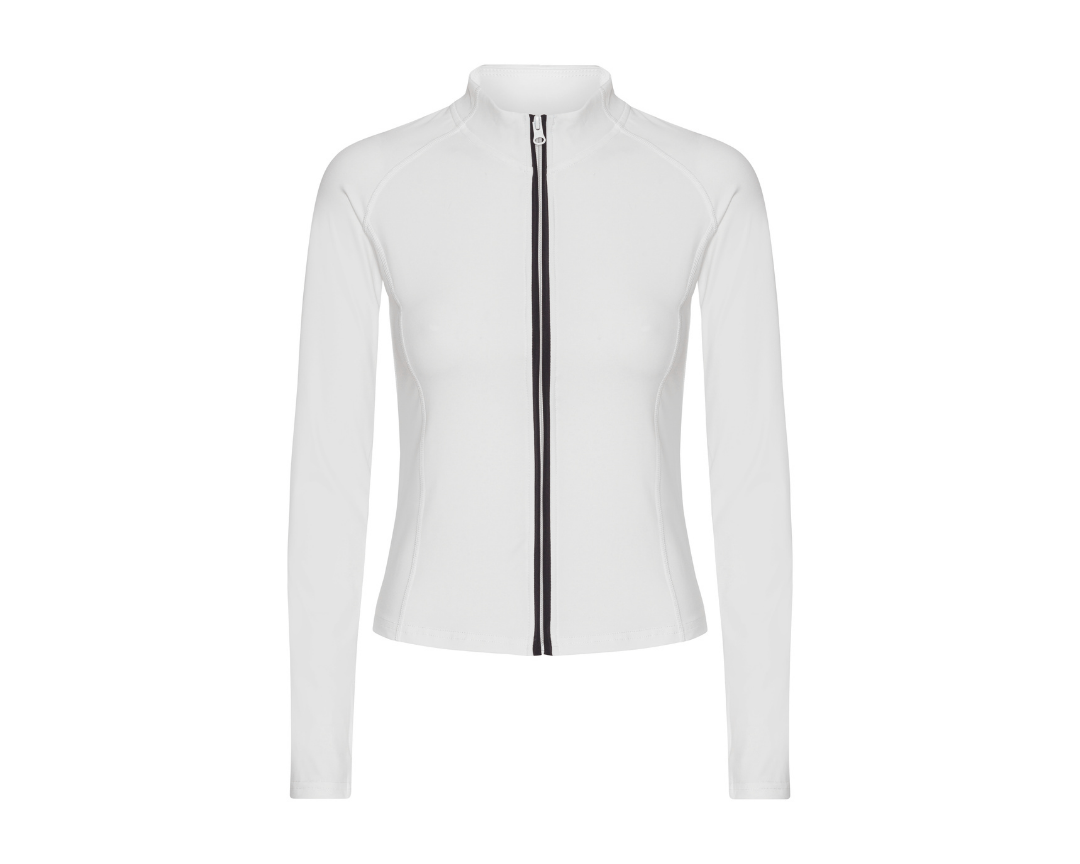 Exercere Blouses Active Zip Blouse - White