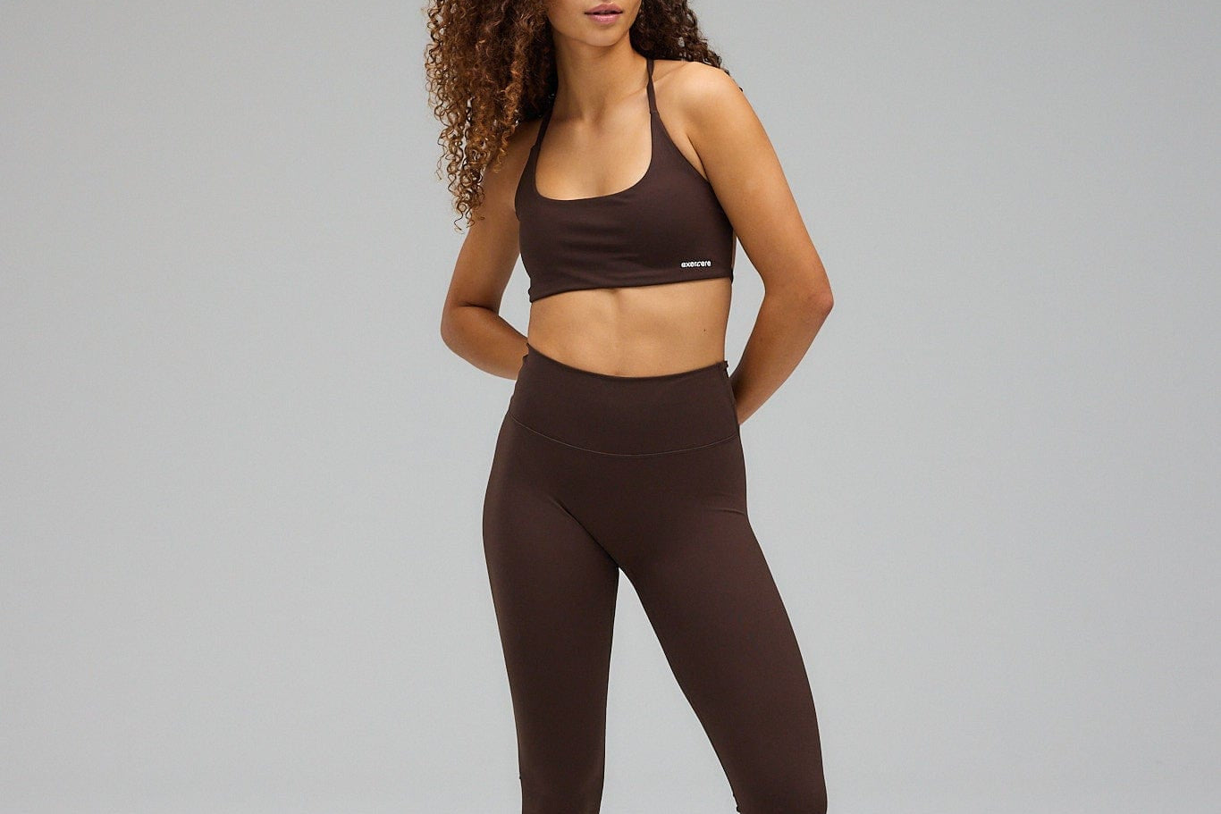 Exercere Sports Bras Sculpt Bra - Pecan Brown