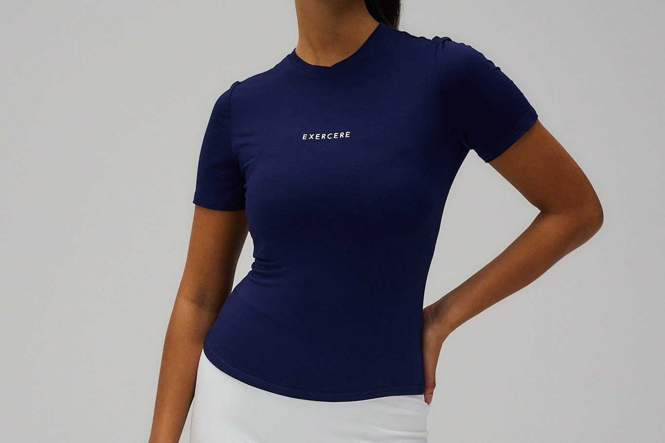 Exercere Tops Jersey T-shirt - Navy