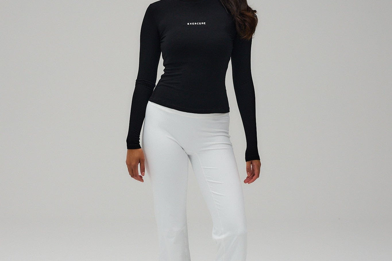 Exercere Tights Flare Yoga Pants - White