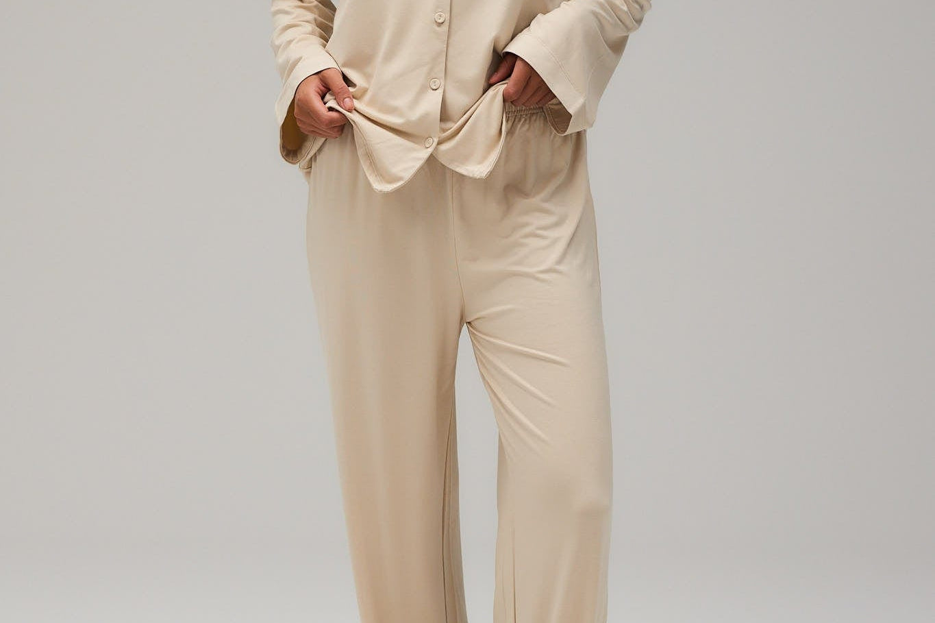 Exercere Pyjamas Pants Pyjamas Pants - Oatmilk