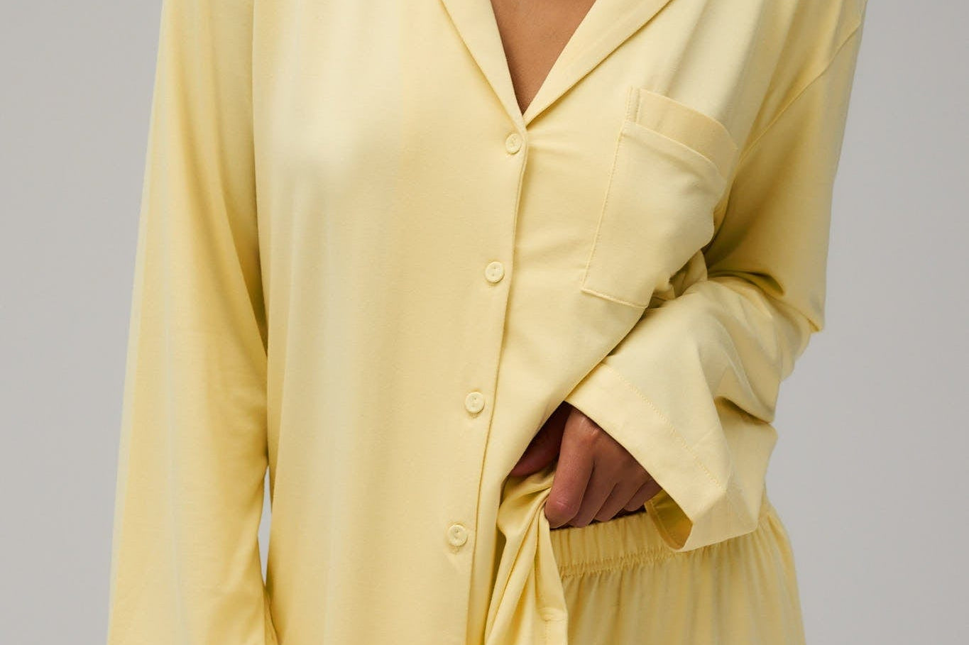 Exercere Pyjamas Blouse Pyjamas Blouse - Banana