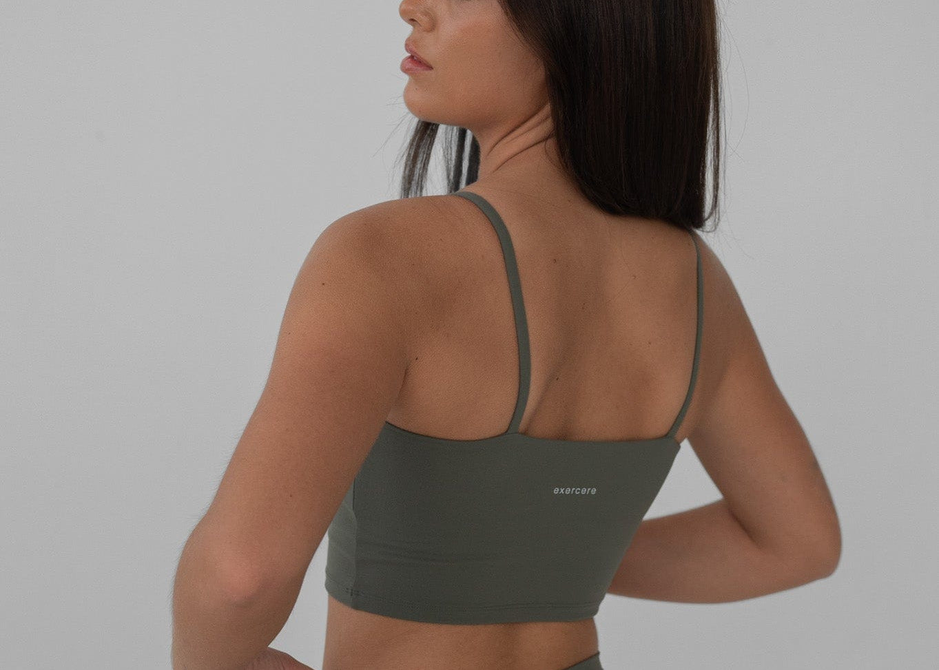 Exercere Tops Neaty Tank Top - Olive Green