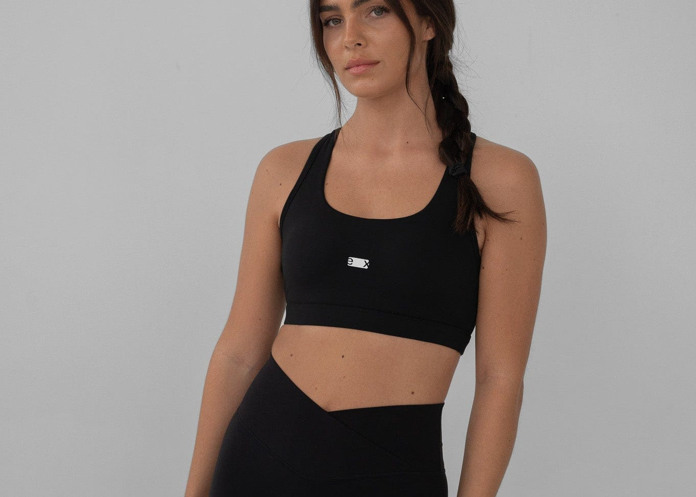 Exercere Sports Bras Racer Bra - Black